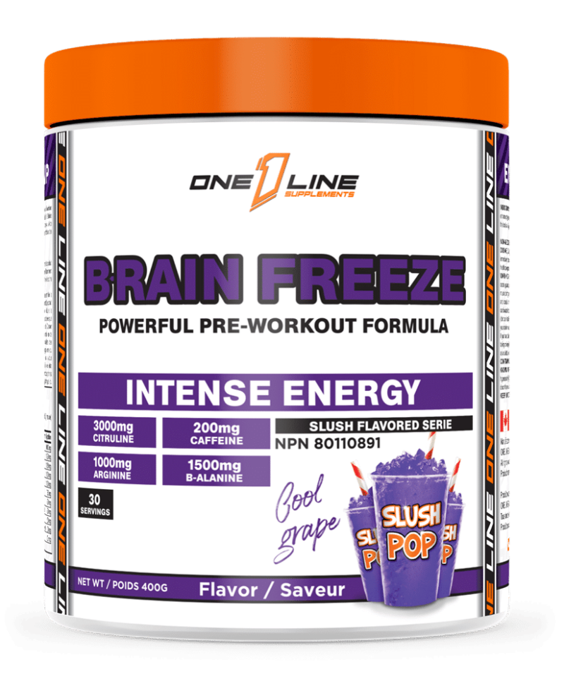 Pre-Workout Brain Freeze grape pot